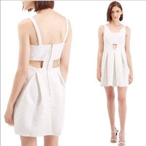 TOPSHOP White Lace Cut-out Dress Sz 6